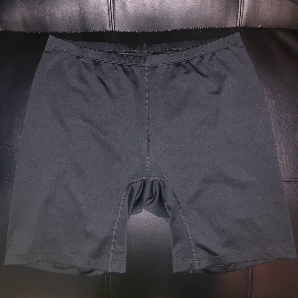 Black Biker Shorts, Large